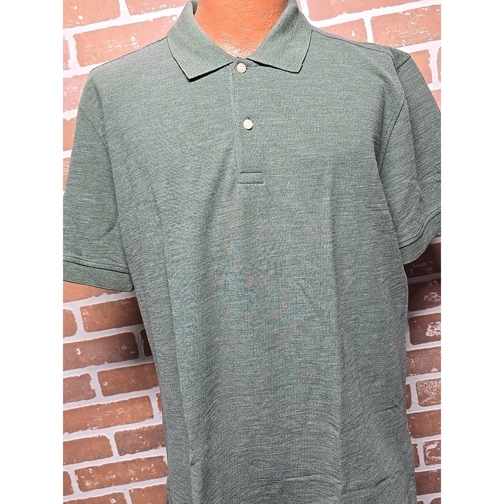 UNTUCKit Tocai‎ Polo Shirt Mens Size X-Large Green Short Sleeve Cotton Blend
